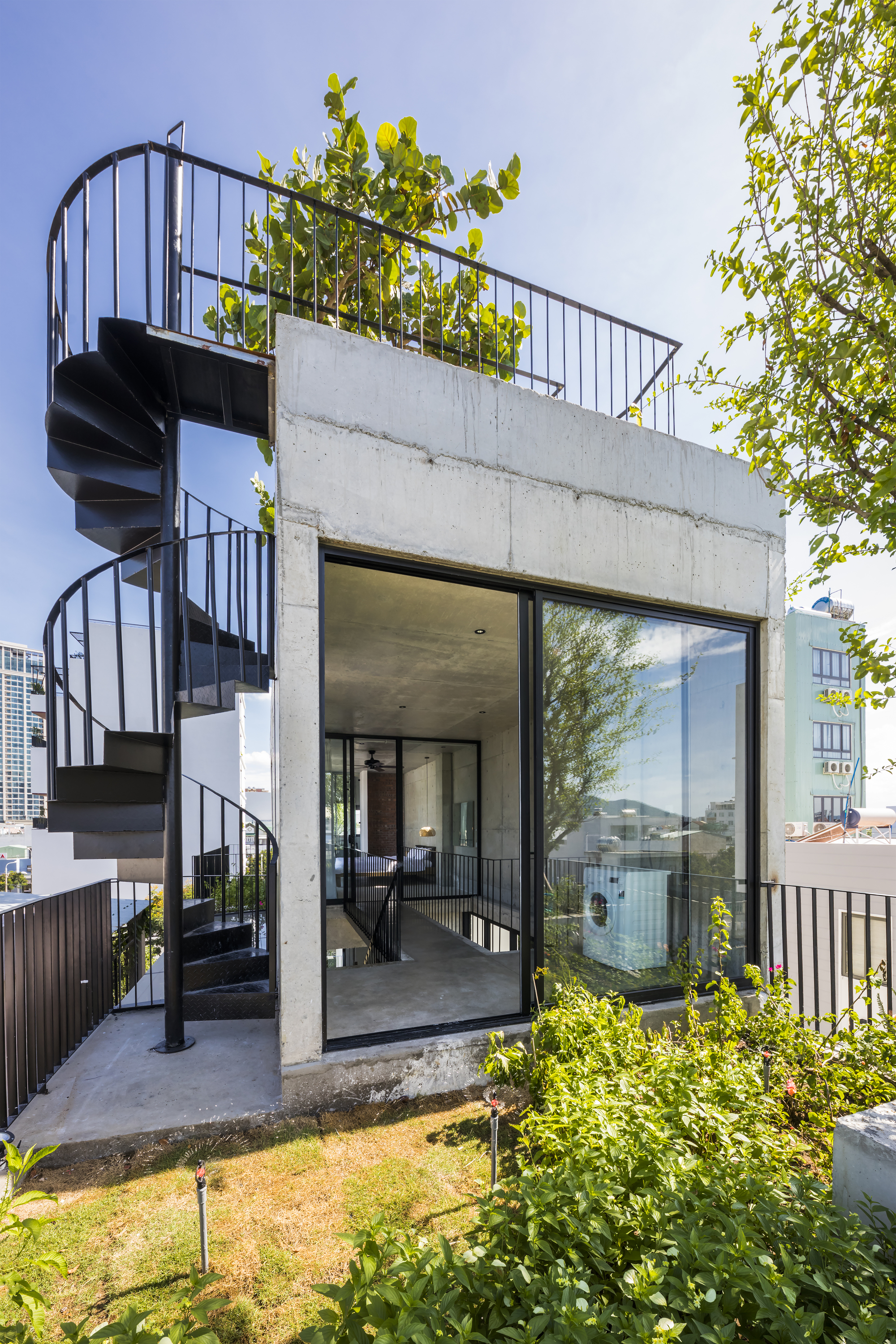 混凝土盒子别墅-9