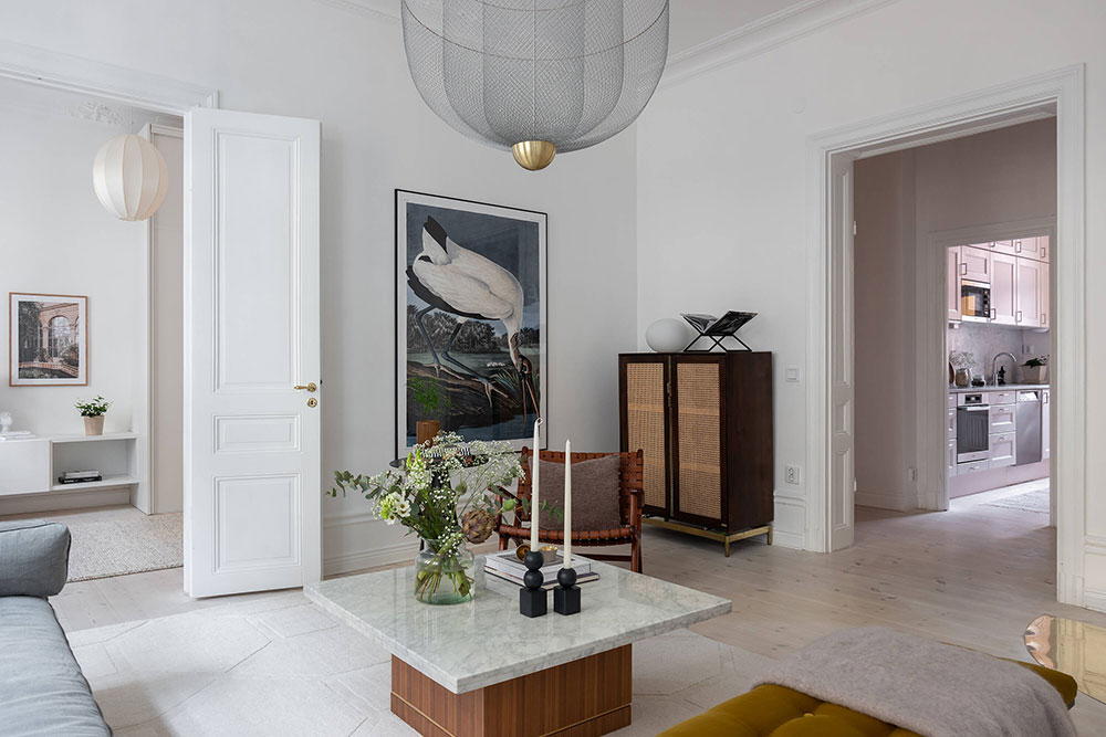 斯德哥尔摩白色优雅公寓-19