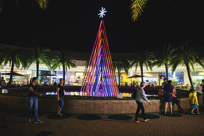 巴西商场互动式圣诞树-39