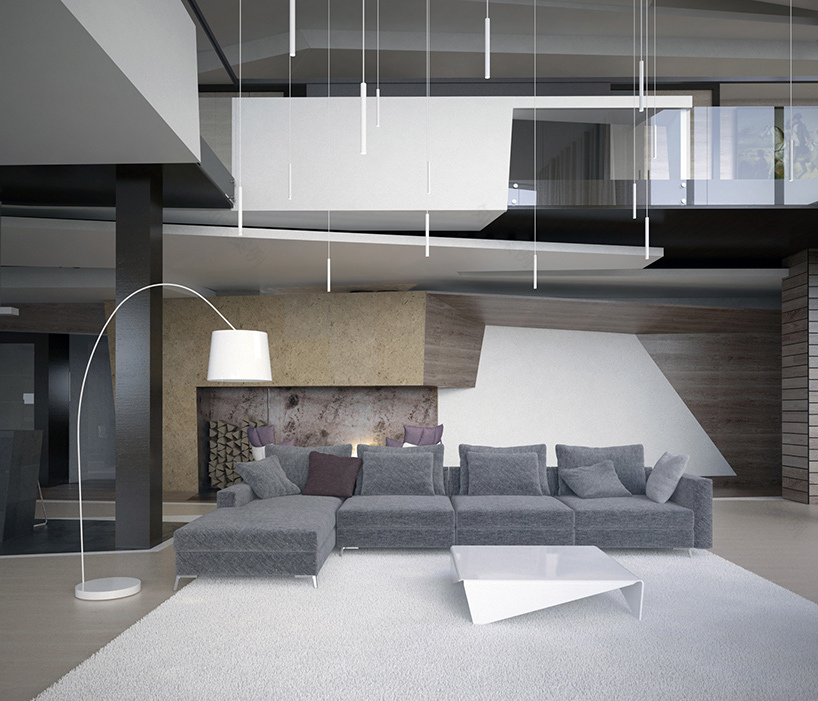 莫斯科 Setun River House 别墅翻新,打造自然与现代化的和谐空间-38