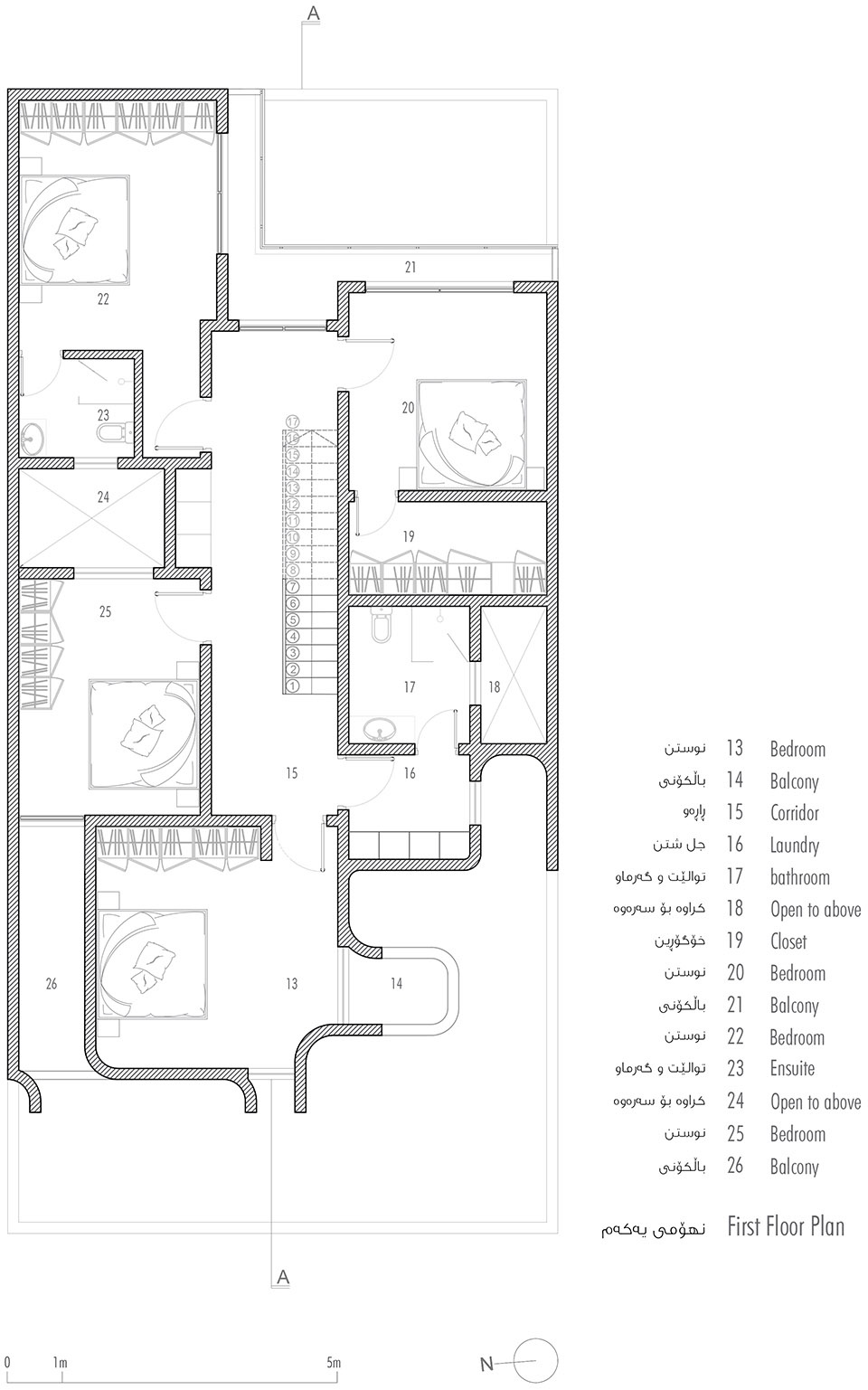 Bakrajo 区独特雕塑式住宅丨ZAKAA Architecture-61