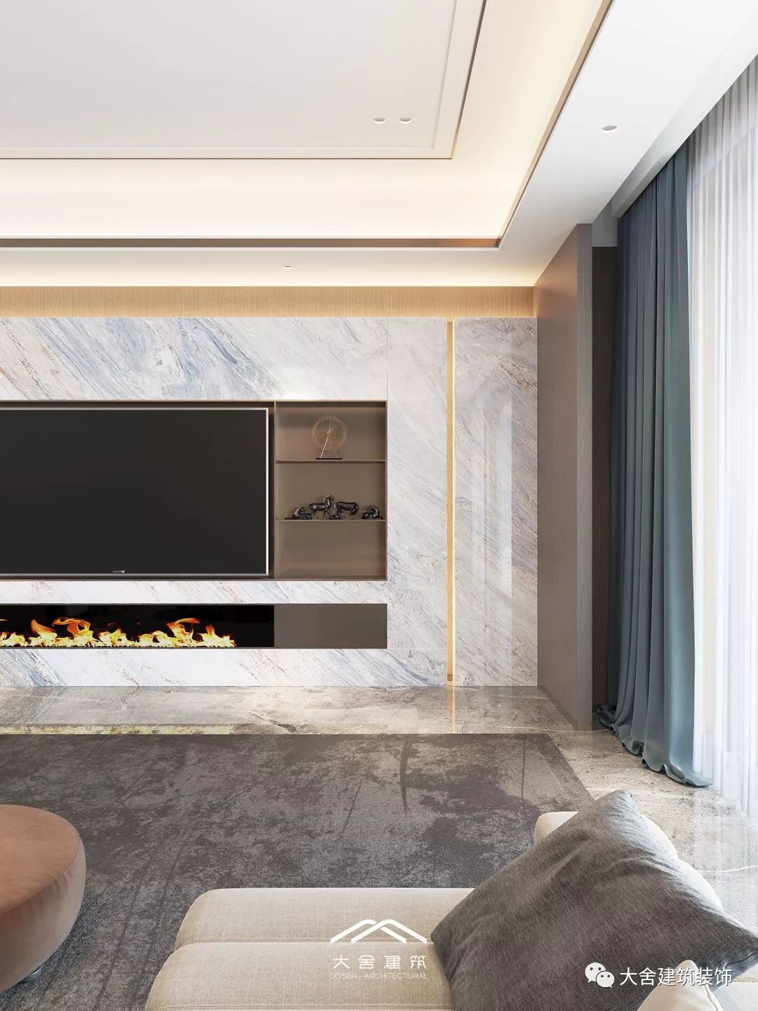 绍兴上虞现代简约家居设计，诠释光与影的对白-24