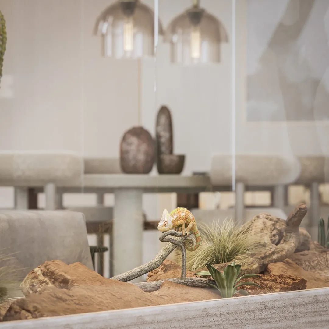 Interiors With Pockets Of Greenery And Modern Staircases-1