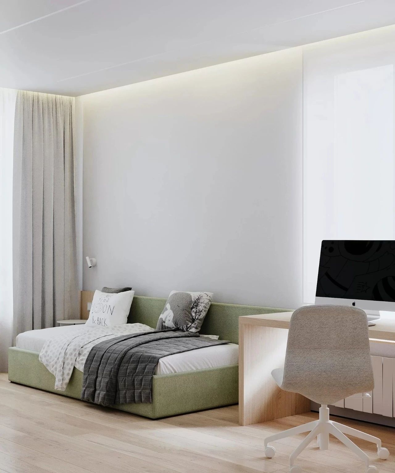 95㎡现代优雅公寓-13