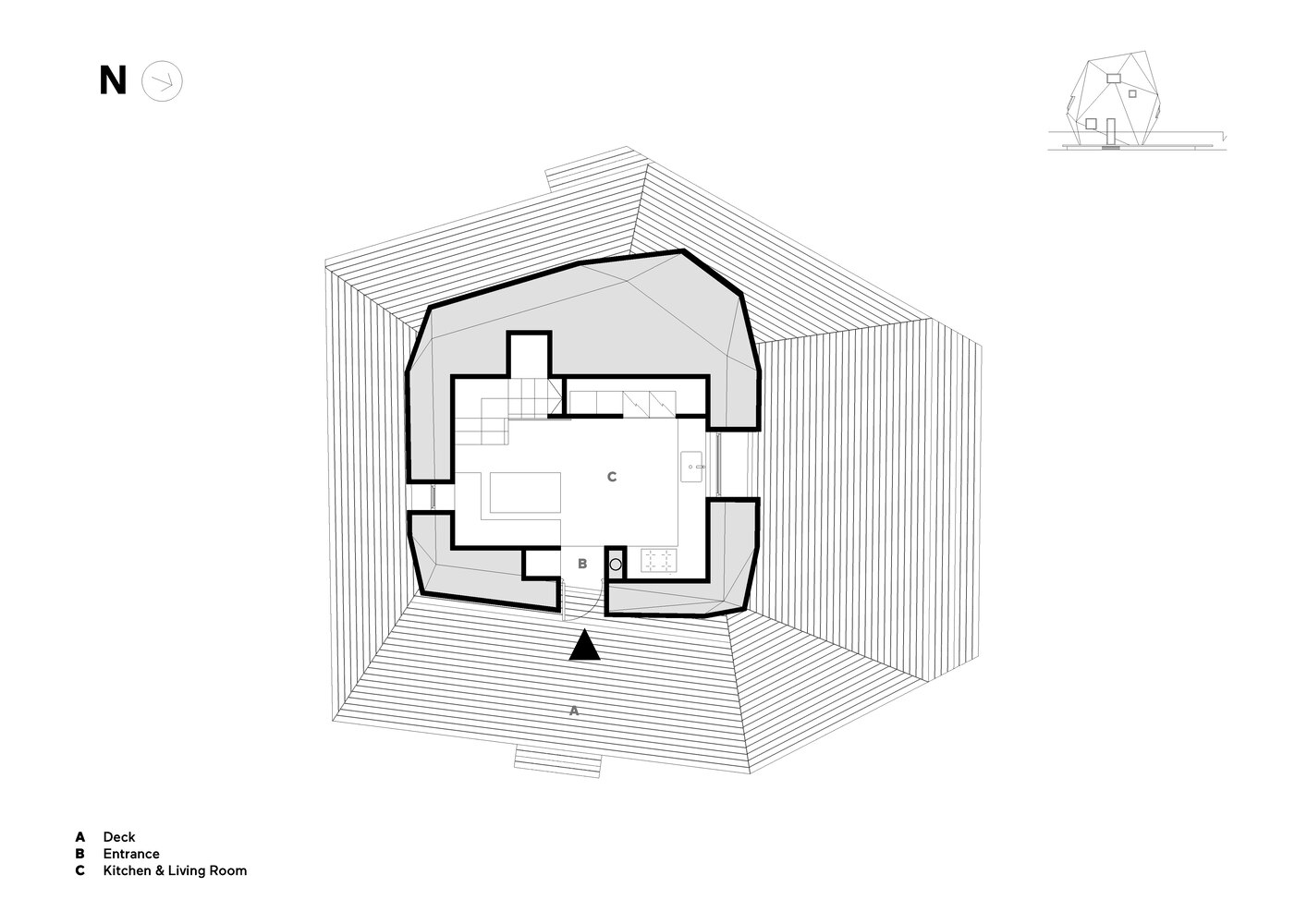 芬兰“陨石”住宅丨芬兰拉赫蒂丨Ateljé Sotamaa-53