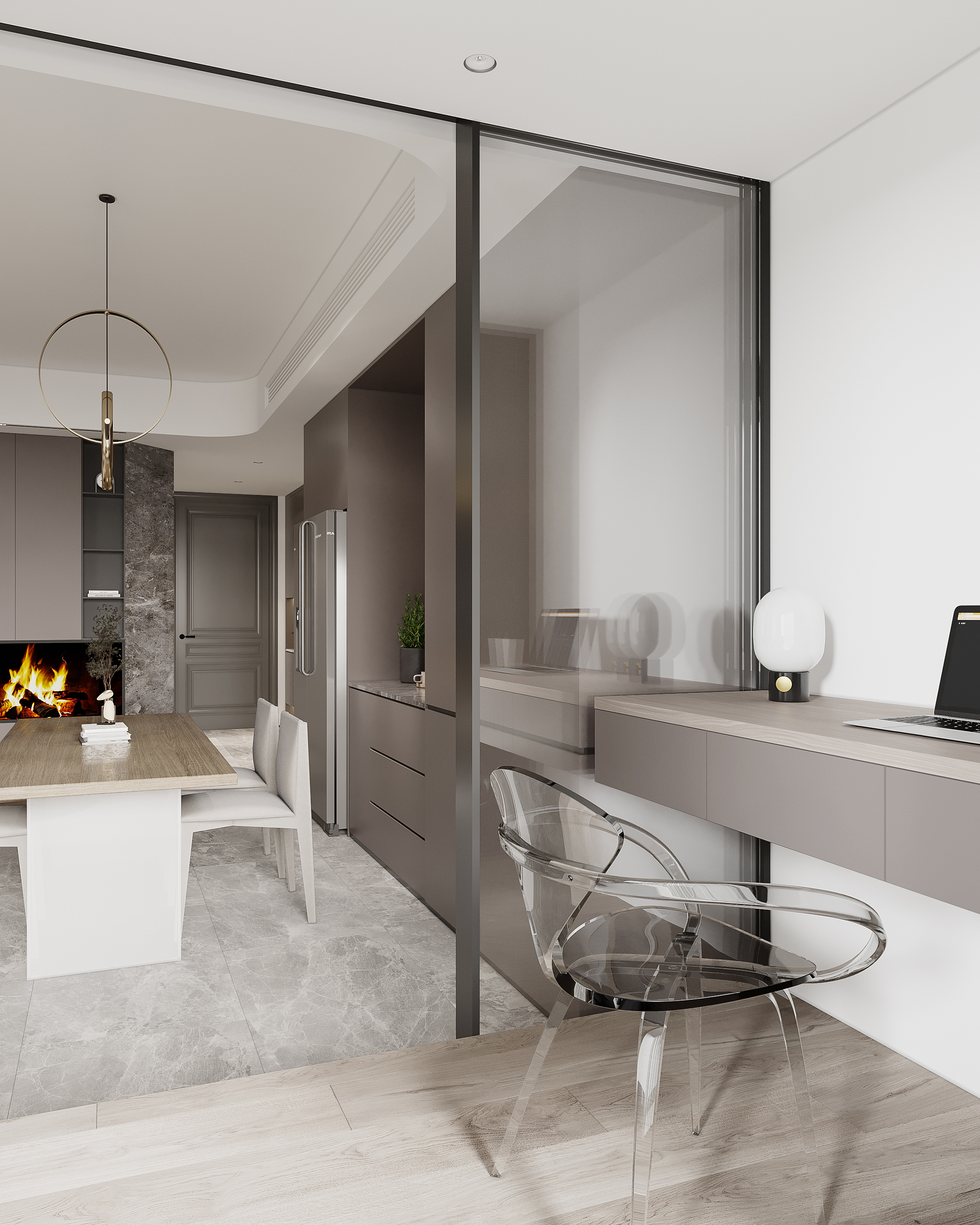 上海摩登复古公寓设计丨中国上海丨知名设计师-7