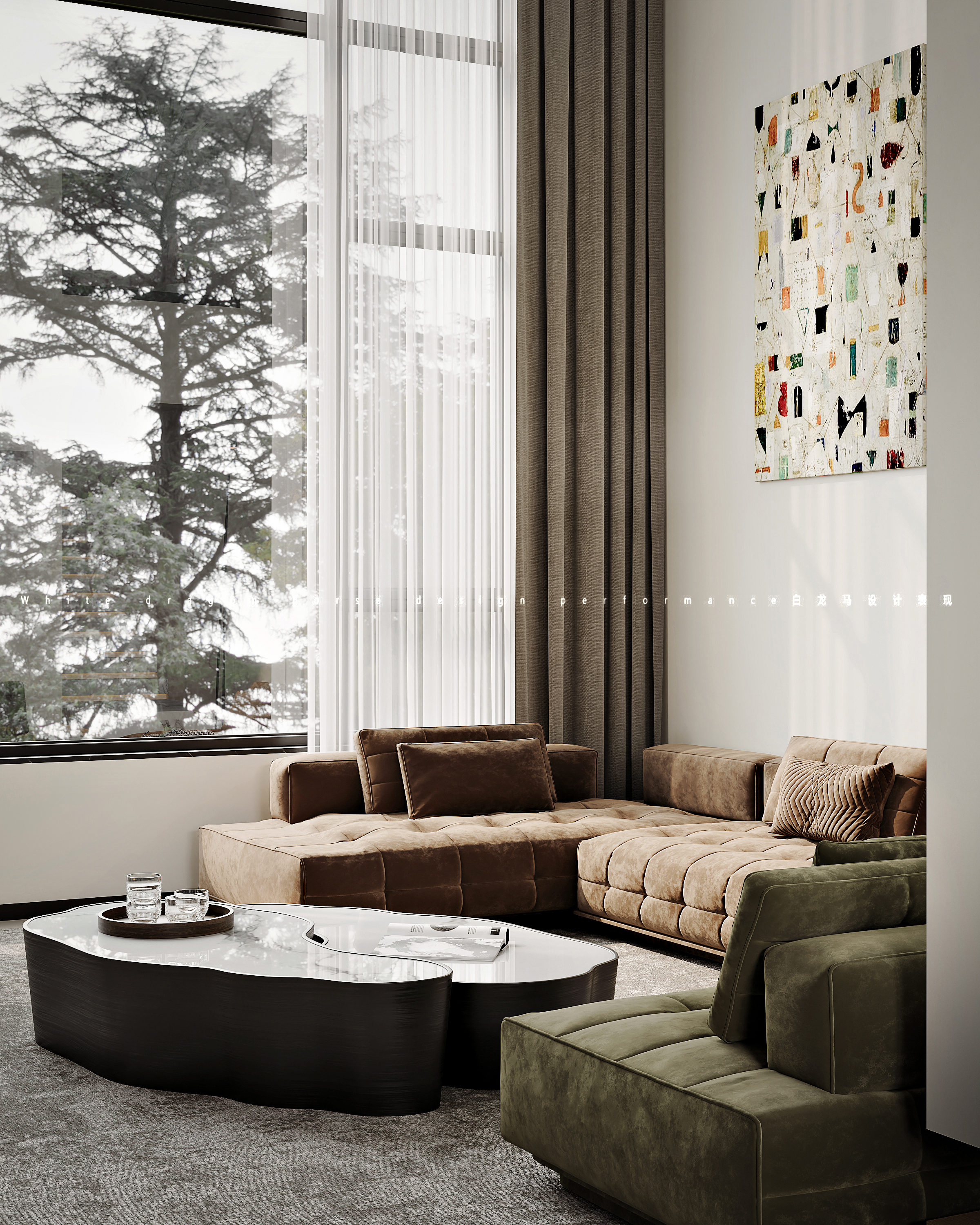 挑空别墅—白龙马效果图-4