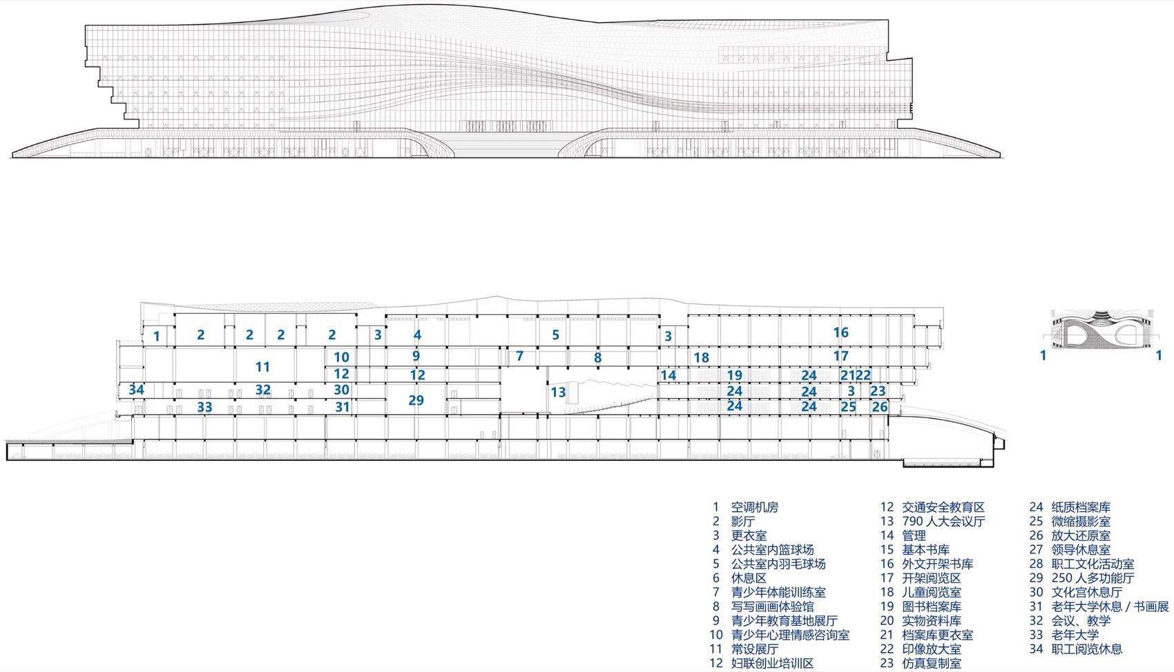 随州城市公共活动中心综合体丨中国随州丨中南建筑设计院股份有限公司-108