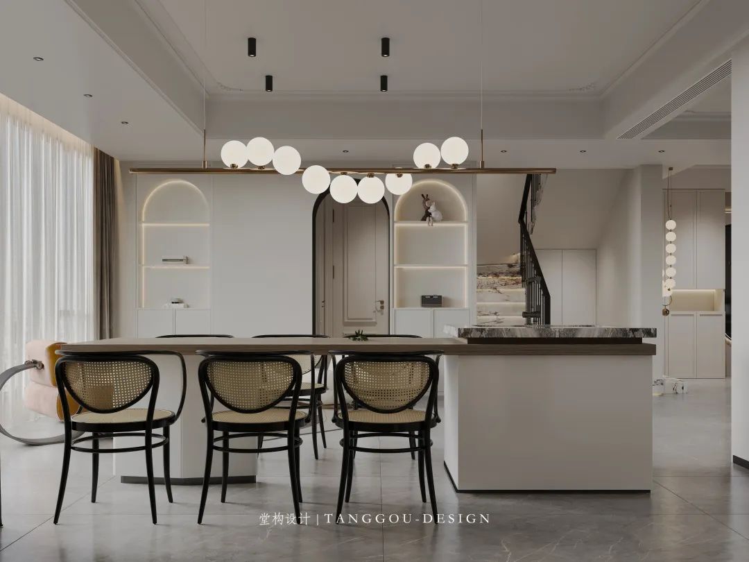 现代美式轻奢叠墅丨中国武汉丨堂构设计-21