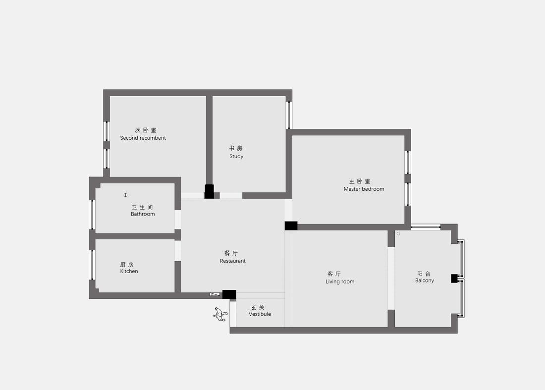 拾趣 · 109㎡现代简约圣地雅歌私宅设计丨留白设计-38