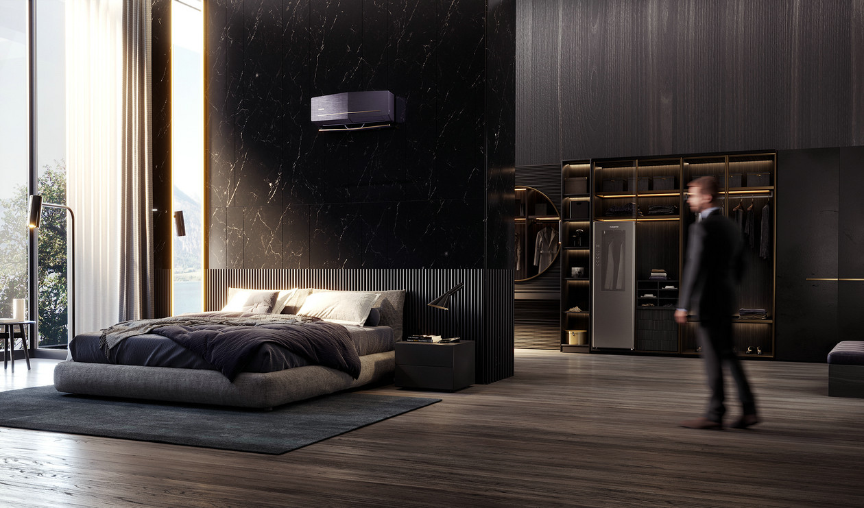 高级黑+紫色 永恒优雅与极致梦幻的空间设计-11