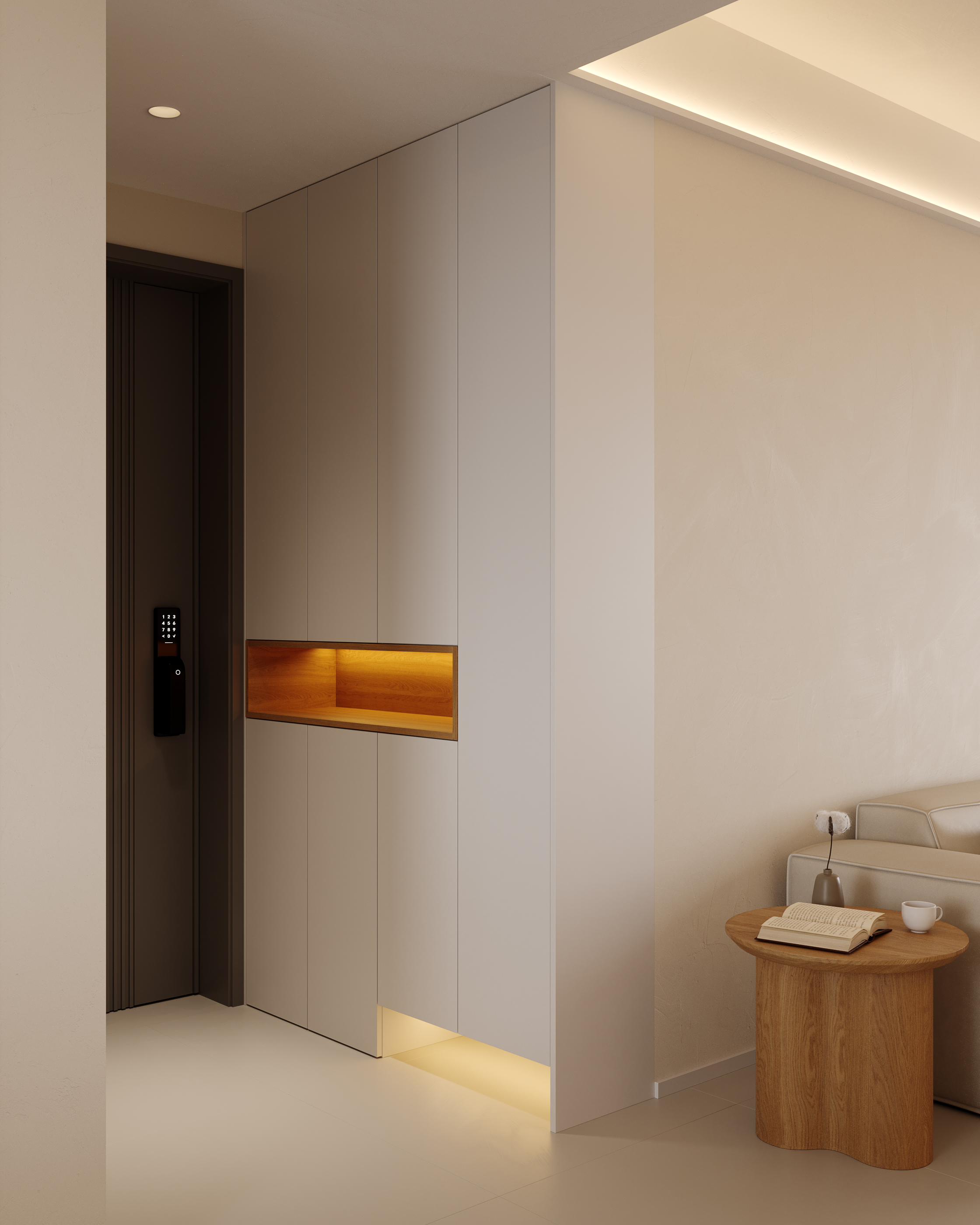 奶油原木风客餐厅-21