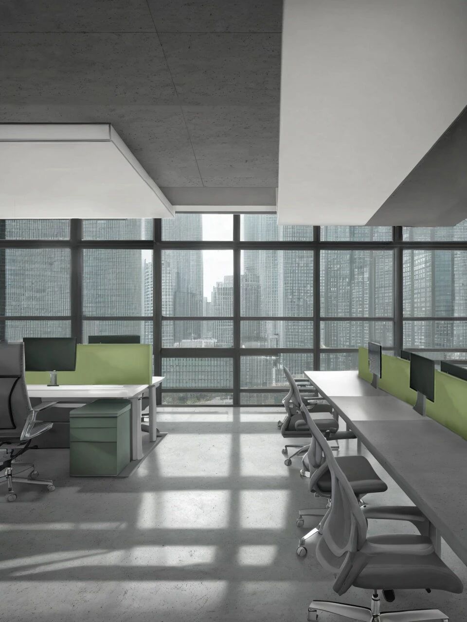 都市中的绿色疗愈办公空间设计丨广州GBD设计机构-54