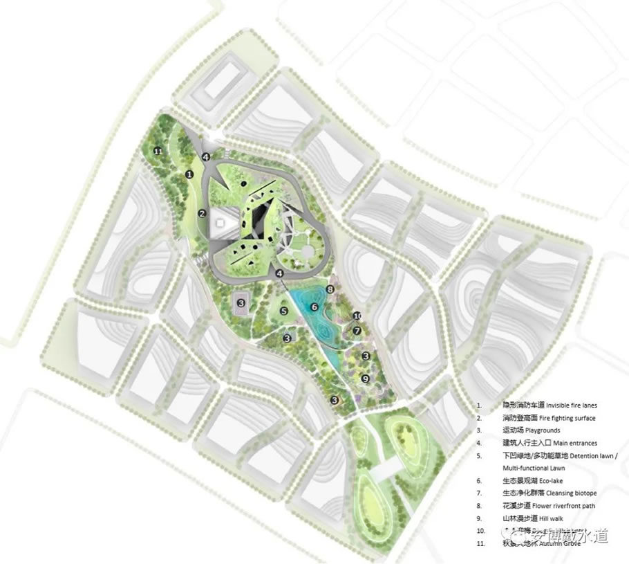 成都科教枢纽绿谷景观&生态水方案设计丨中国成都丨OMA建筑事务所,安博戴水道-6