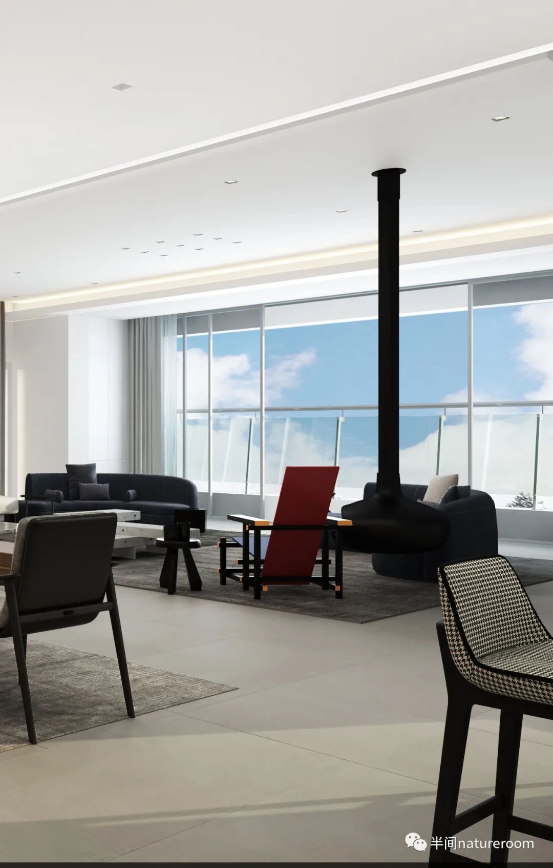 静谧光明 | 贵阳大平层的全案设计-36