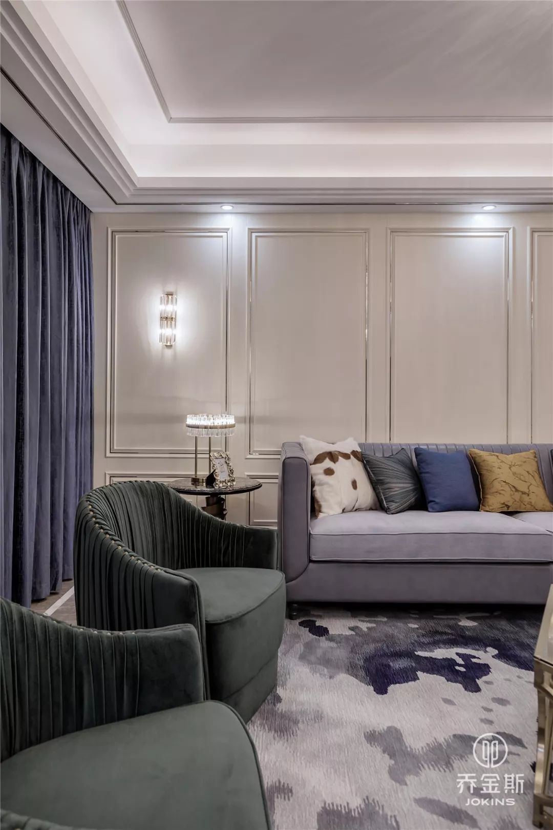 法式轻奢浪漫风情,乔金斯 250m²大平层设计-19