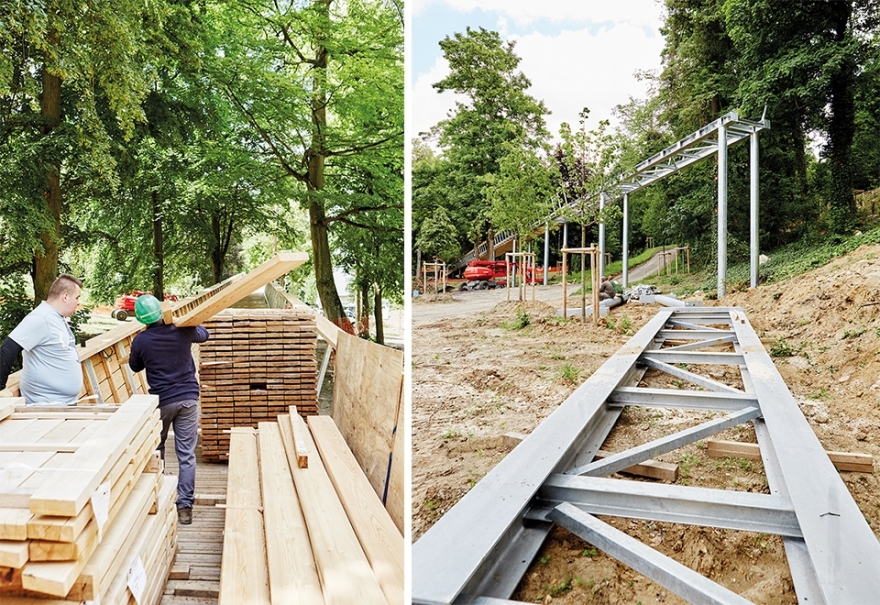 城市坡道 | 连接克雷伊市中心的无障碍新路径-57