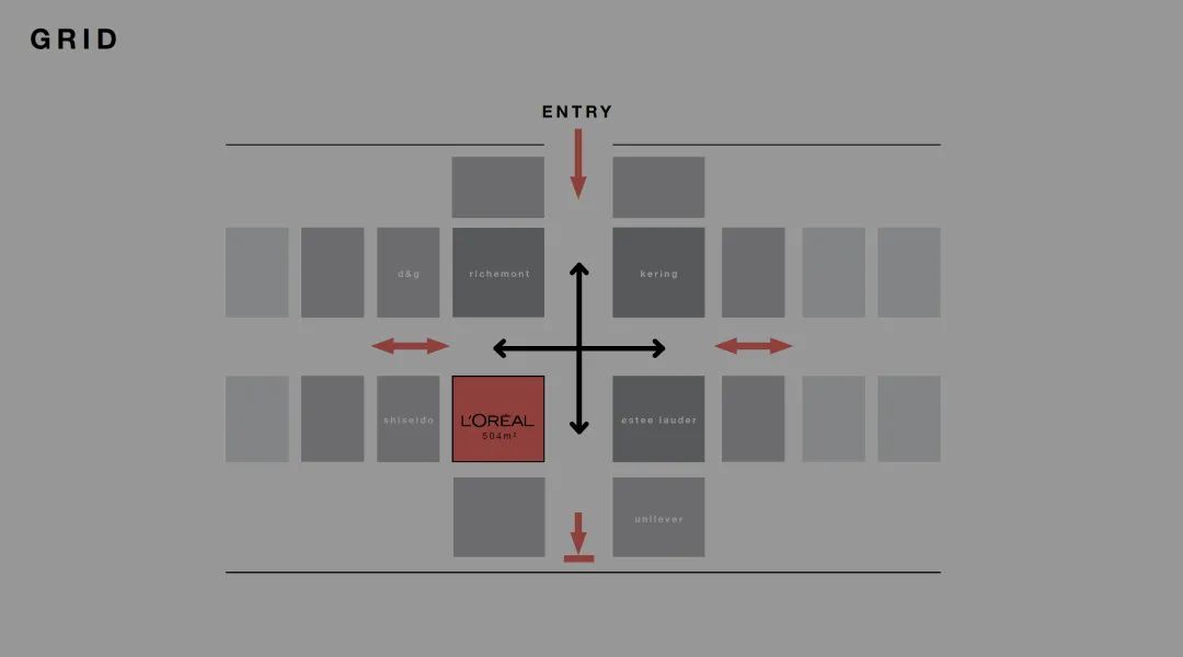 欧莱雅 CIIE 2020 展位设计 | 悬浮盒子展现多样品牌-9