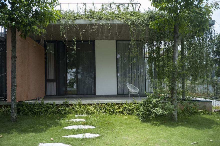 Ba Vì森林中的开放互动生活空间-63