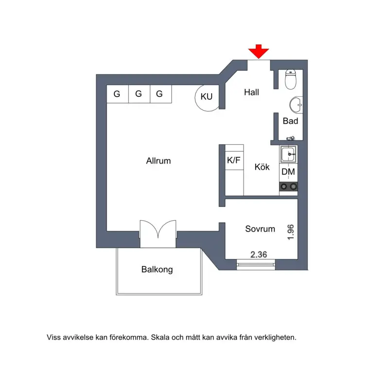 32m²瑞典风格老建筑公寓改造，简约中显品味-1