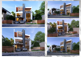 Residential Design Floor plan and Rendering-5