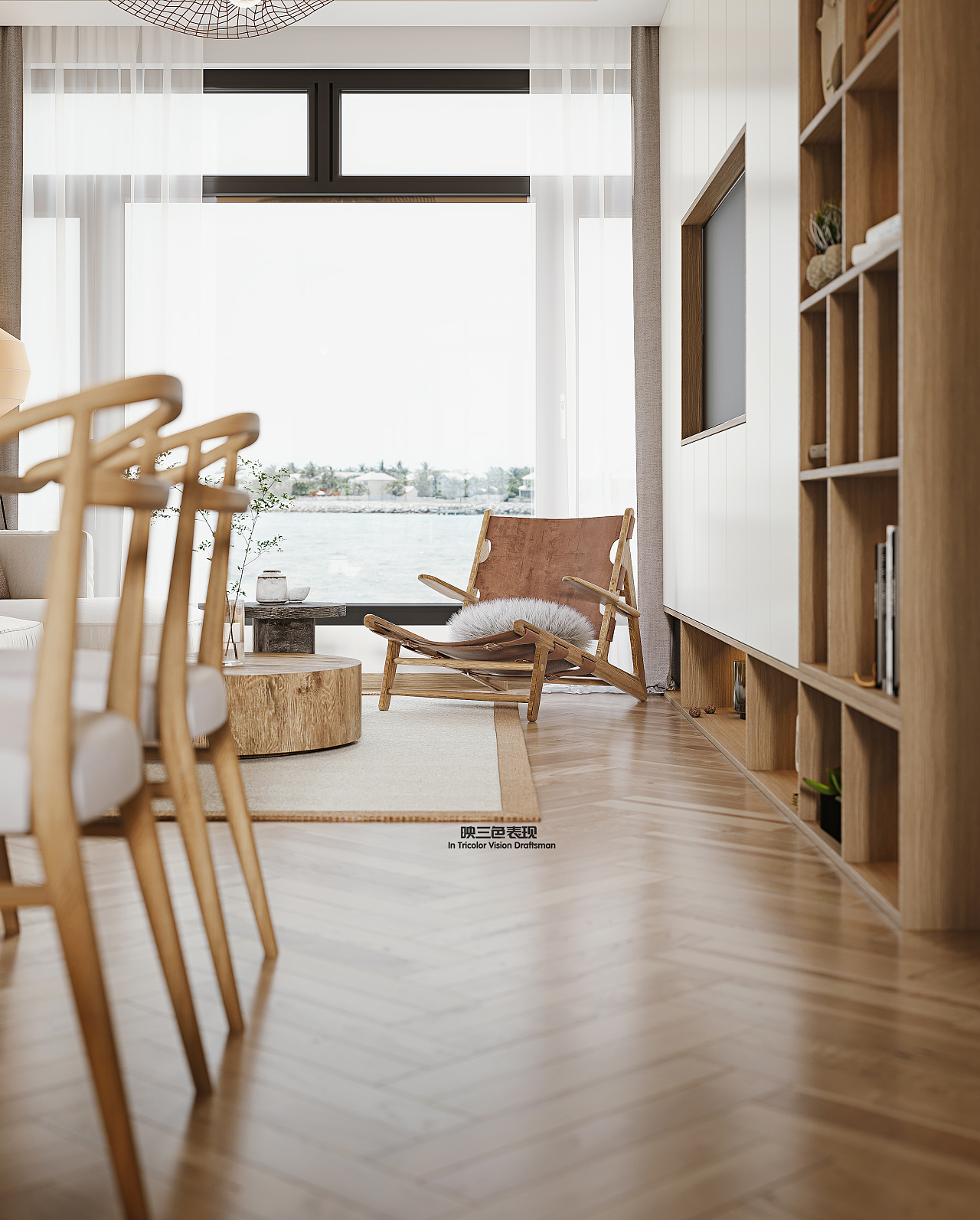原木温韵——in-Tricolor 北欧风家居设计-9