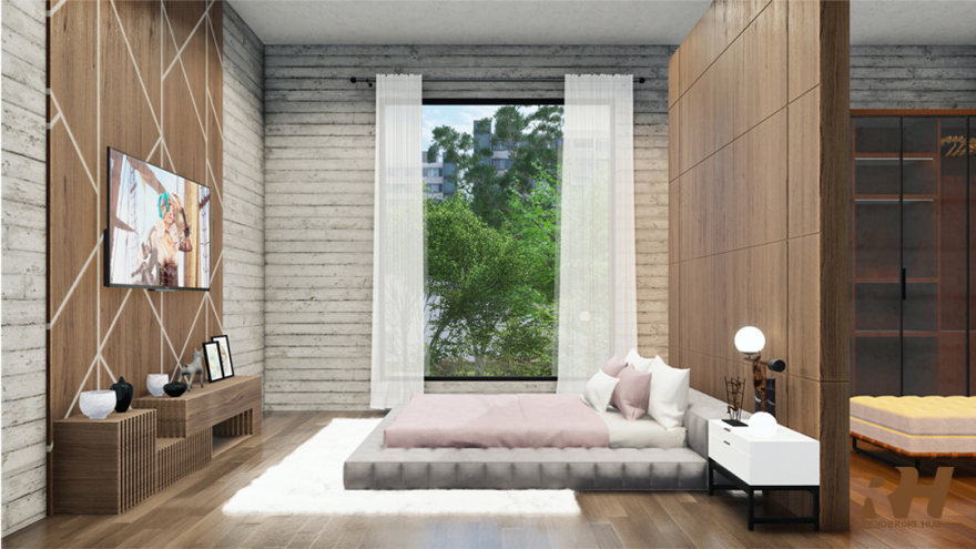 House Interior Design & 3D Rendering-14