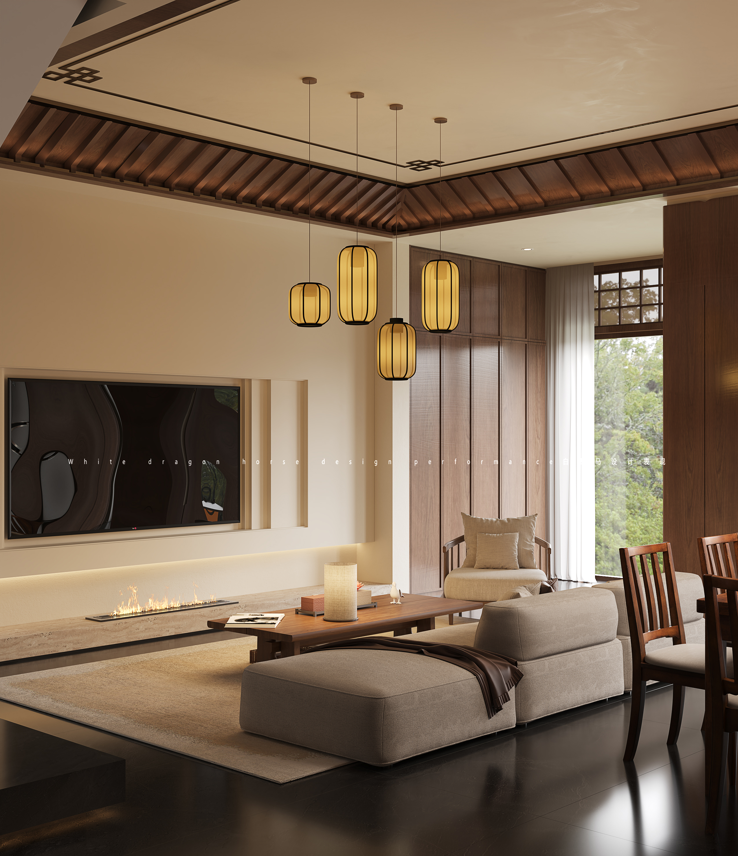 宋式风格别墅案例-4