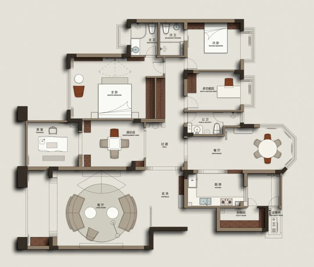 旧房改造||老钱风范：底蕴空间的重塑与共生-10