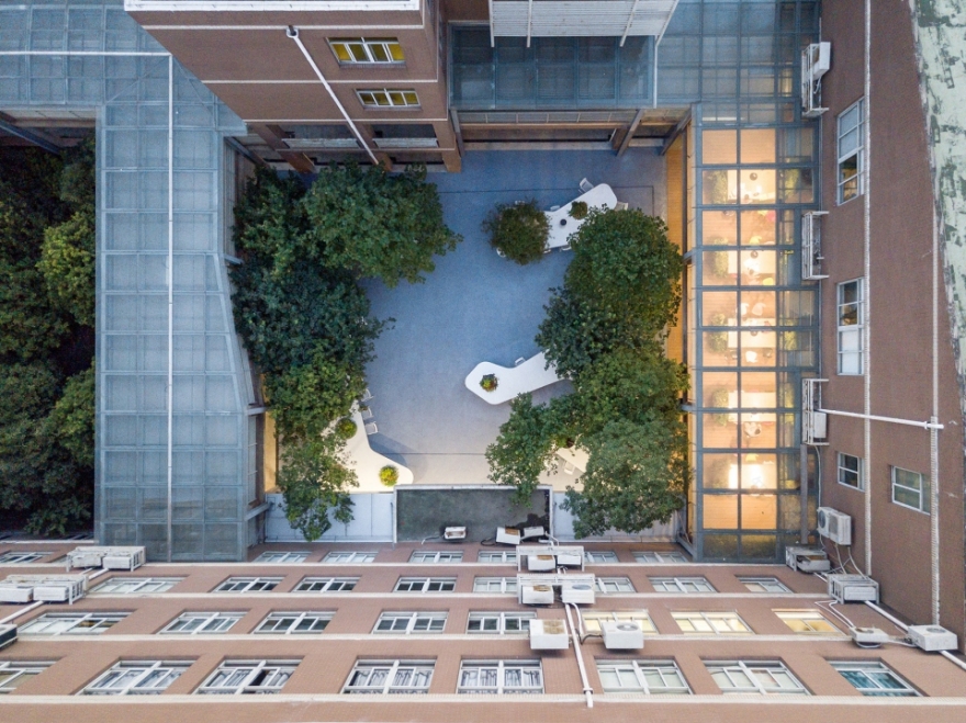 上海市实验学校中心庭院改造丨大观(上海大观景观设计有限公司)-3