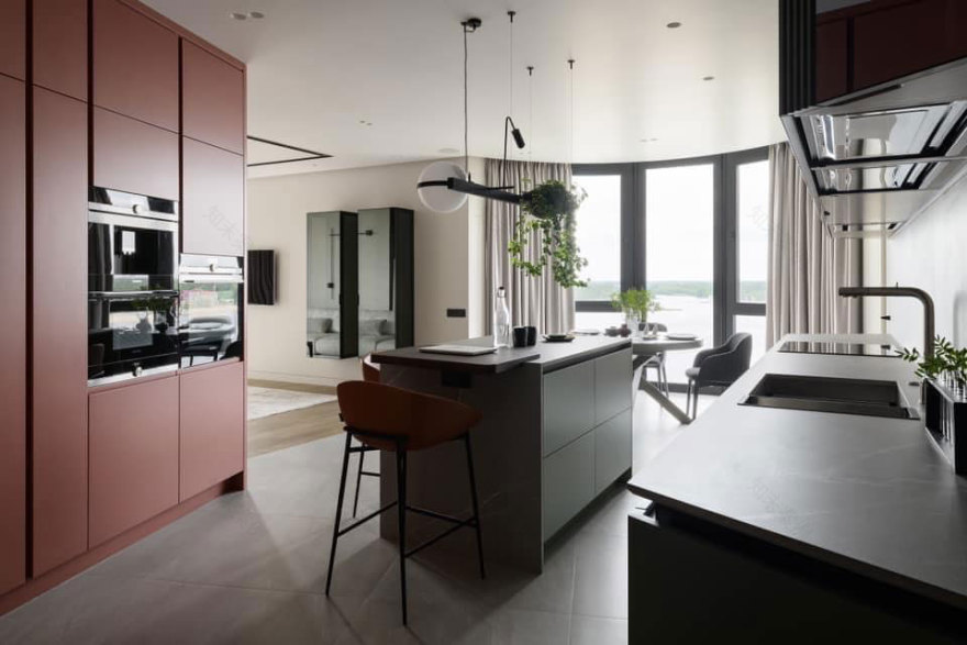 基辅现代公寓 | 简约设计与美景的完美融合-5