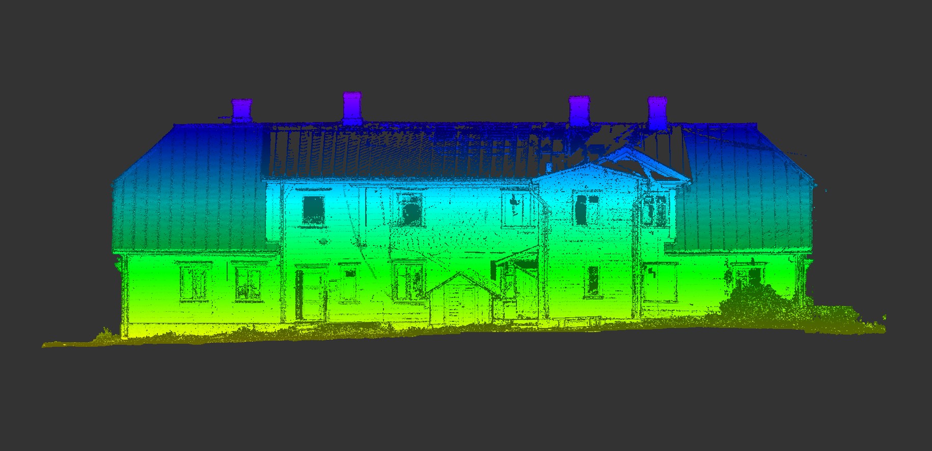 Scan to CAD old Wooden House - Latvia-9