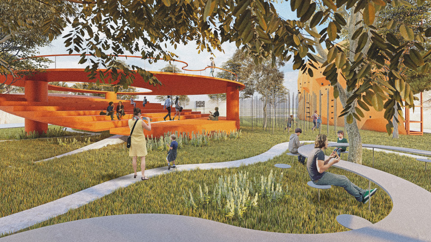 埃里温青年公园第6段(圆形公园)翻新丨亚美尼亚-31