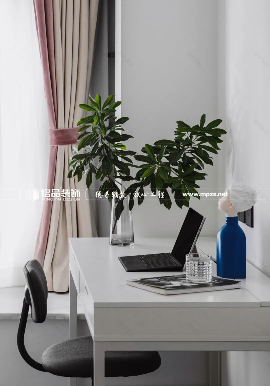 月光森林 | 130㎡现代简约,无主灯设计,3D 背景墙-47