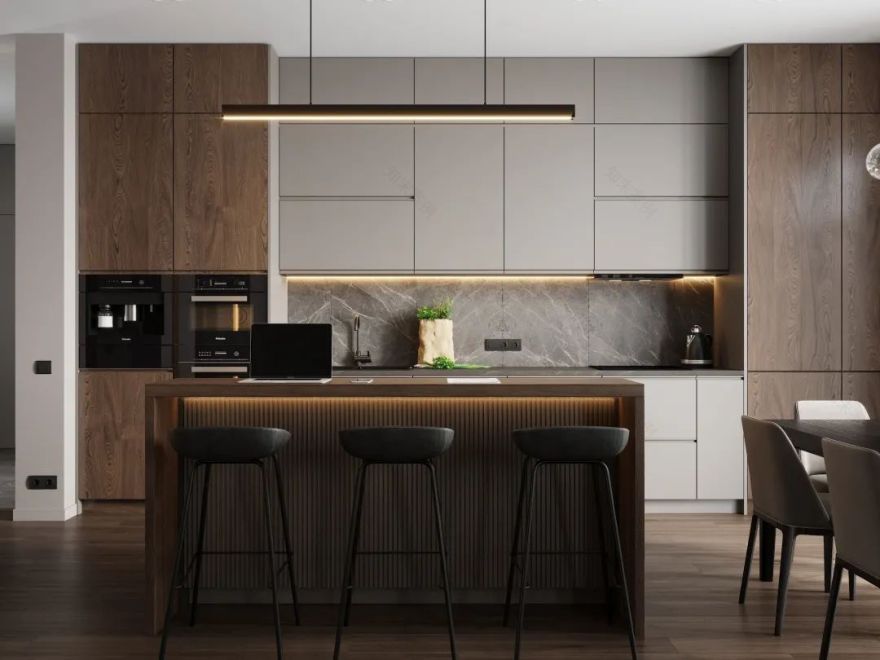 多款式岛台设计,厨房C位-13