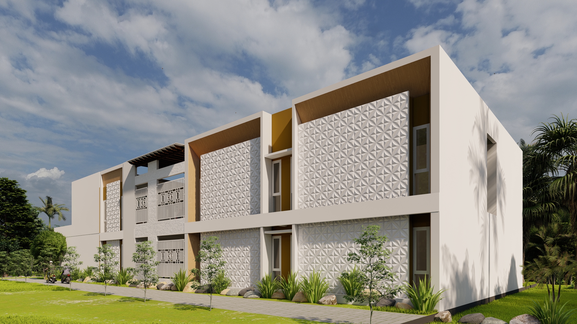 Design of rental houses and shophouses at Sidoarjo-7