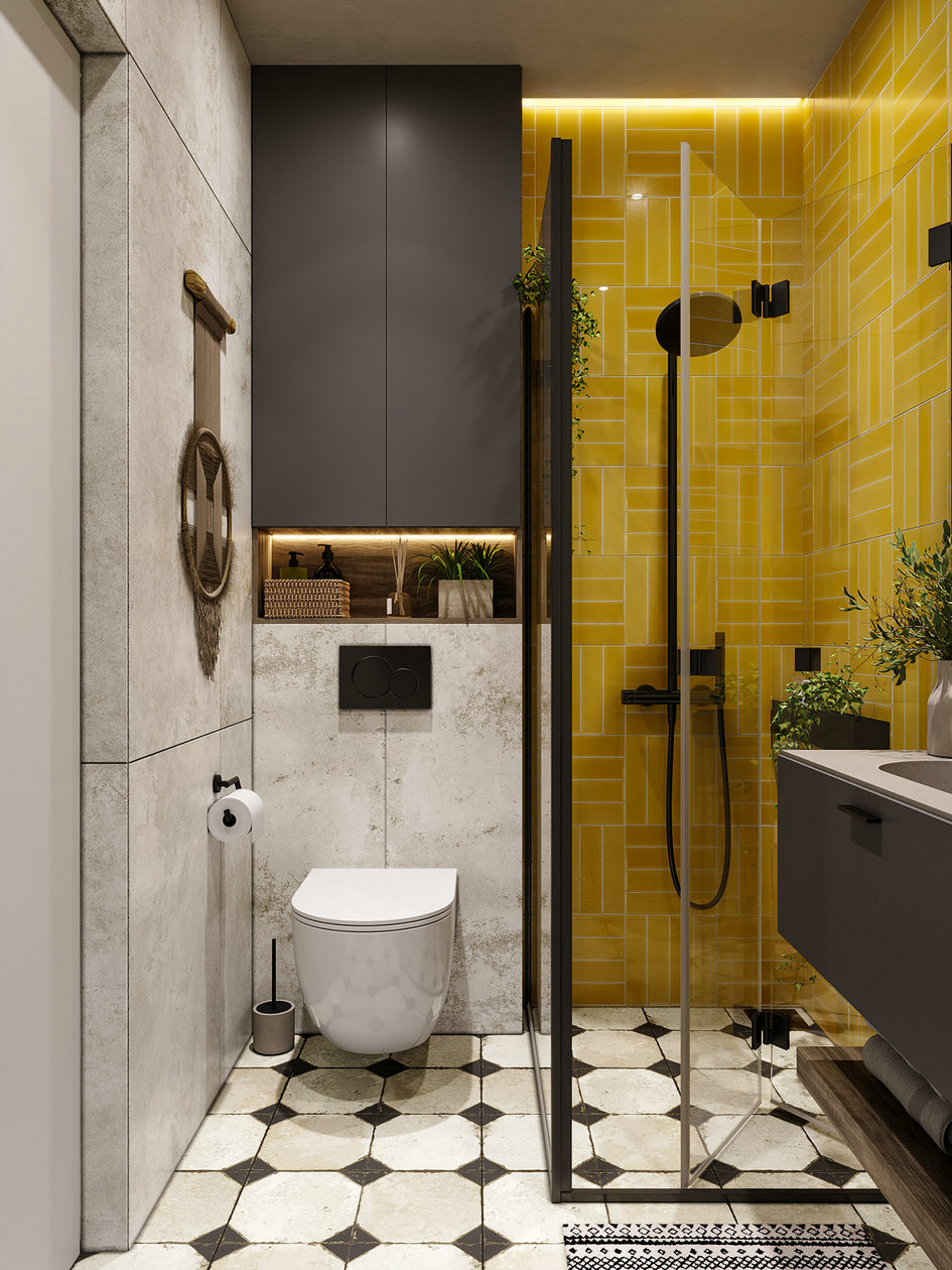 波兰 113㎡波西米亚风住宅设计-19