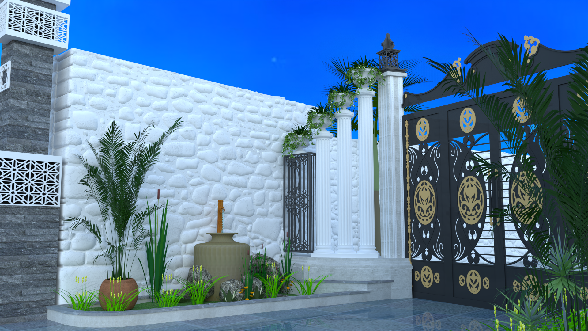 Boundary Wall & Main Gate-7