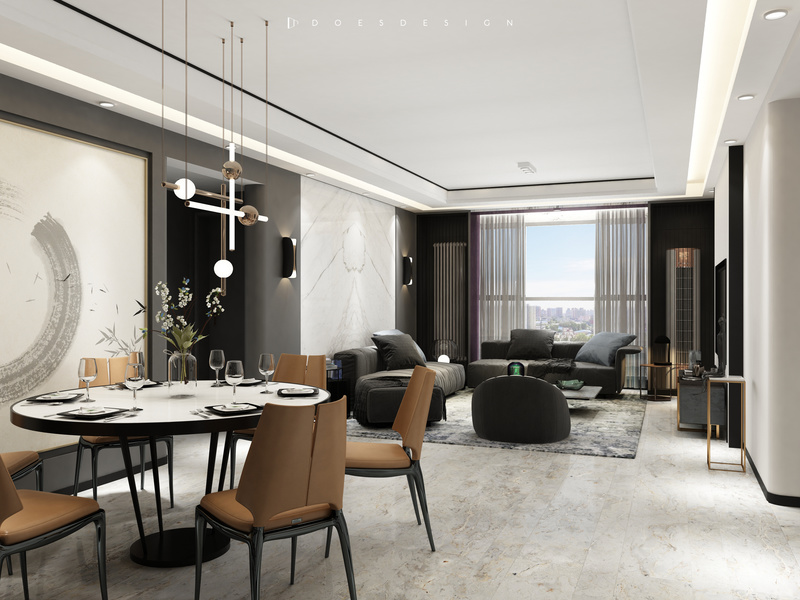 墨韵家居 · 现代水墨艺术空间设计-18