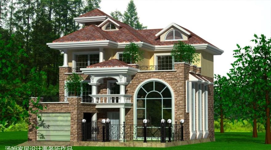 乡村自建房别墅设计 | 汤姆白建筑设计的绿色家园-0