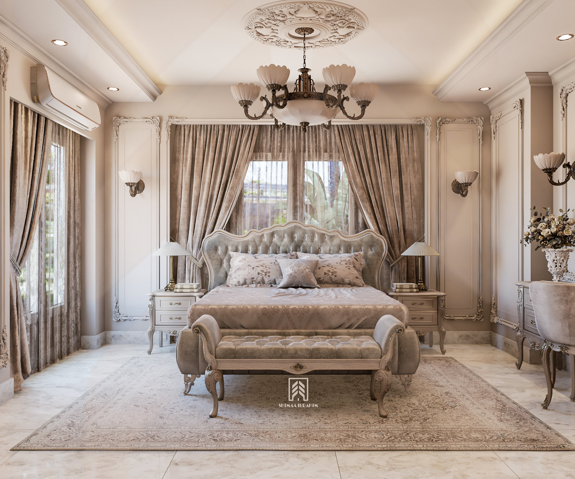 经典主卧室丨Design Architecture & Decoration-11