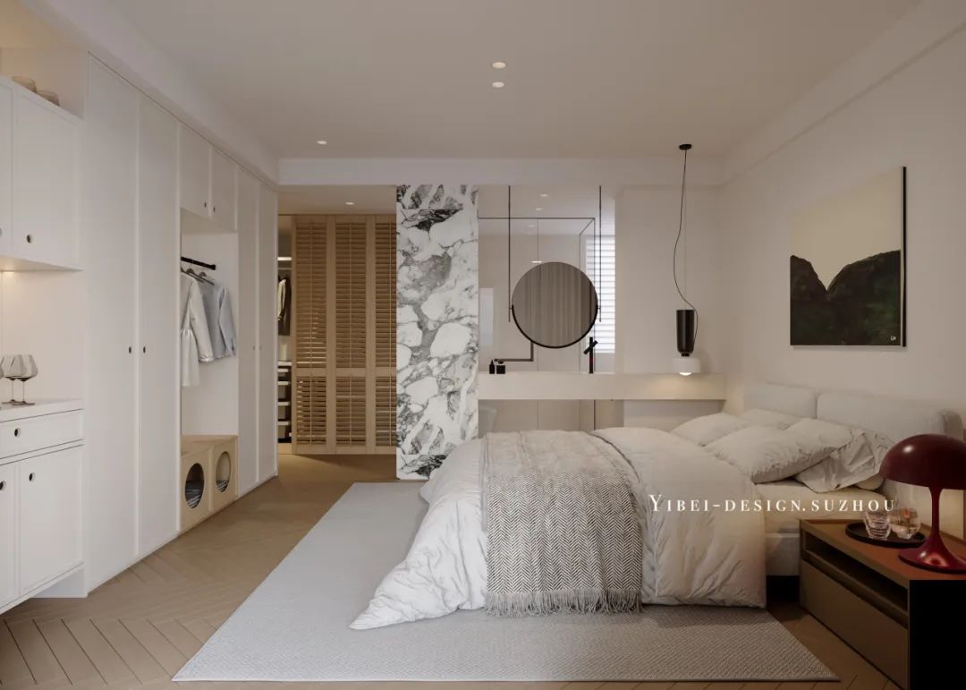 空间通透感与浪漫感兼得之道 家装设计丨YIBEI DESIGN SUZHOU-15