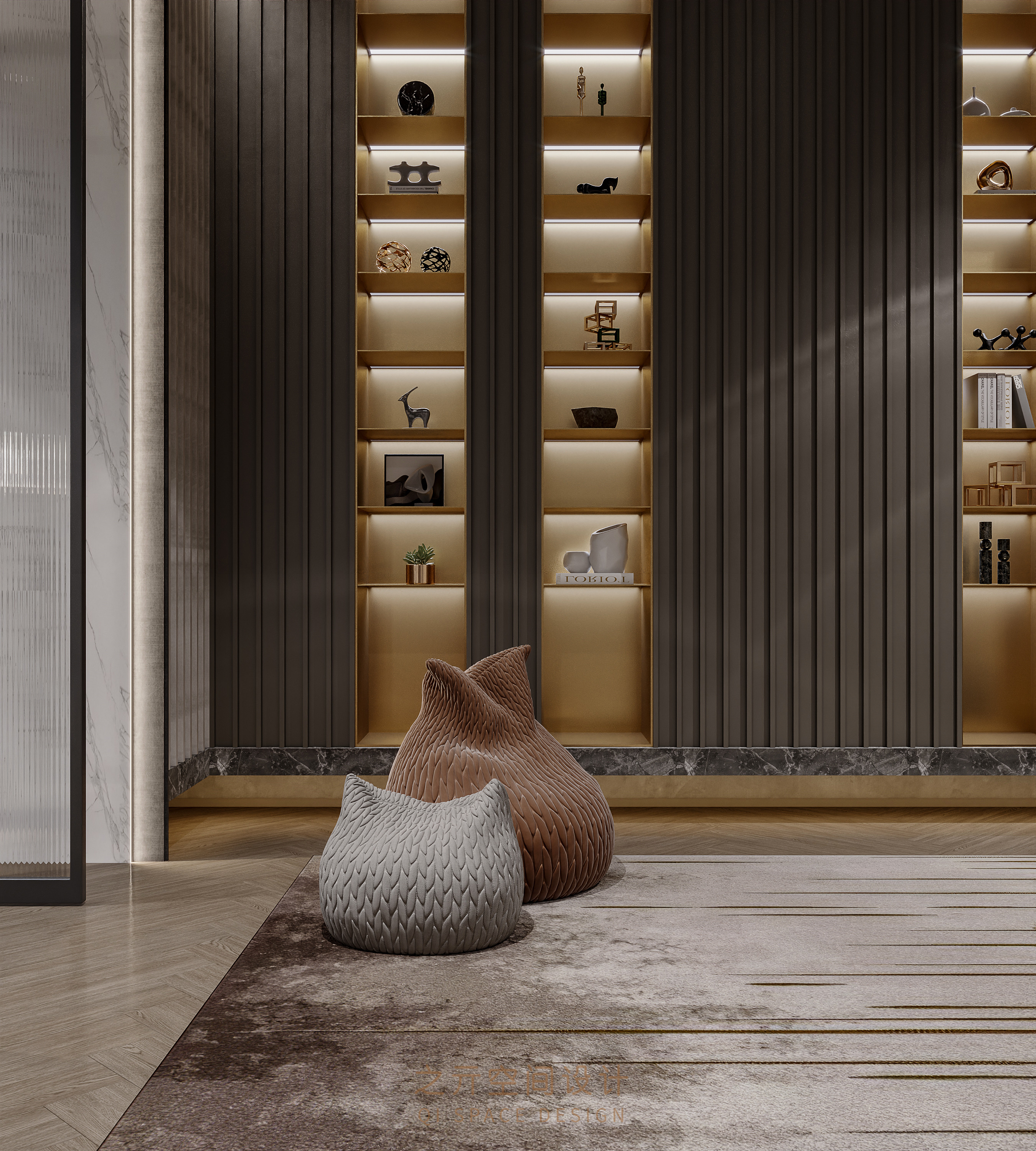 亓作 | 梦幻空灵的天空之城  650㎡现代极简风格                     -8