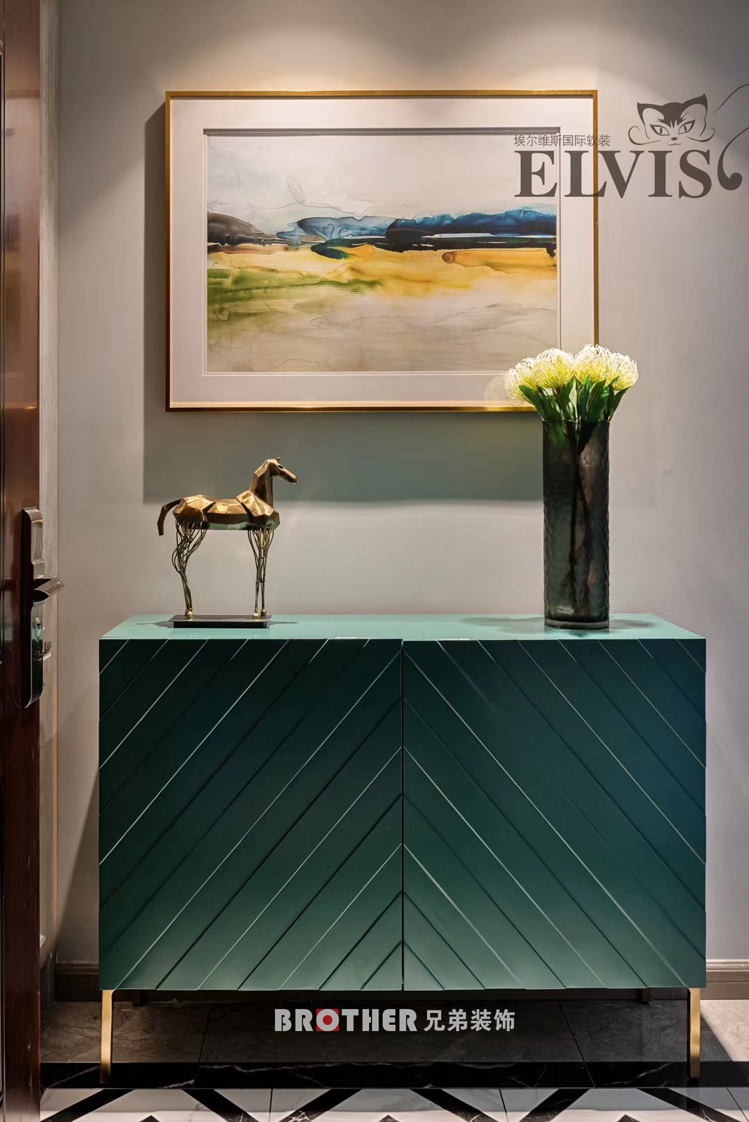 重庆中粮鸿云 80㎡现代轻奢风格装修设计,品质生活之选-12