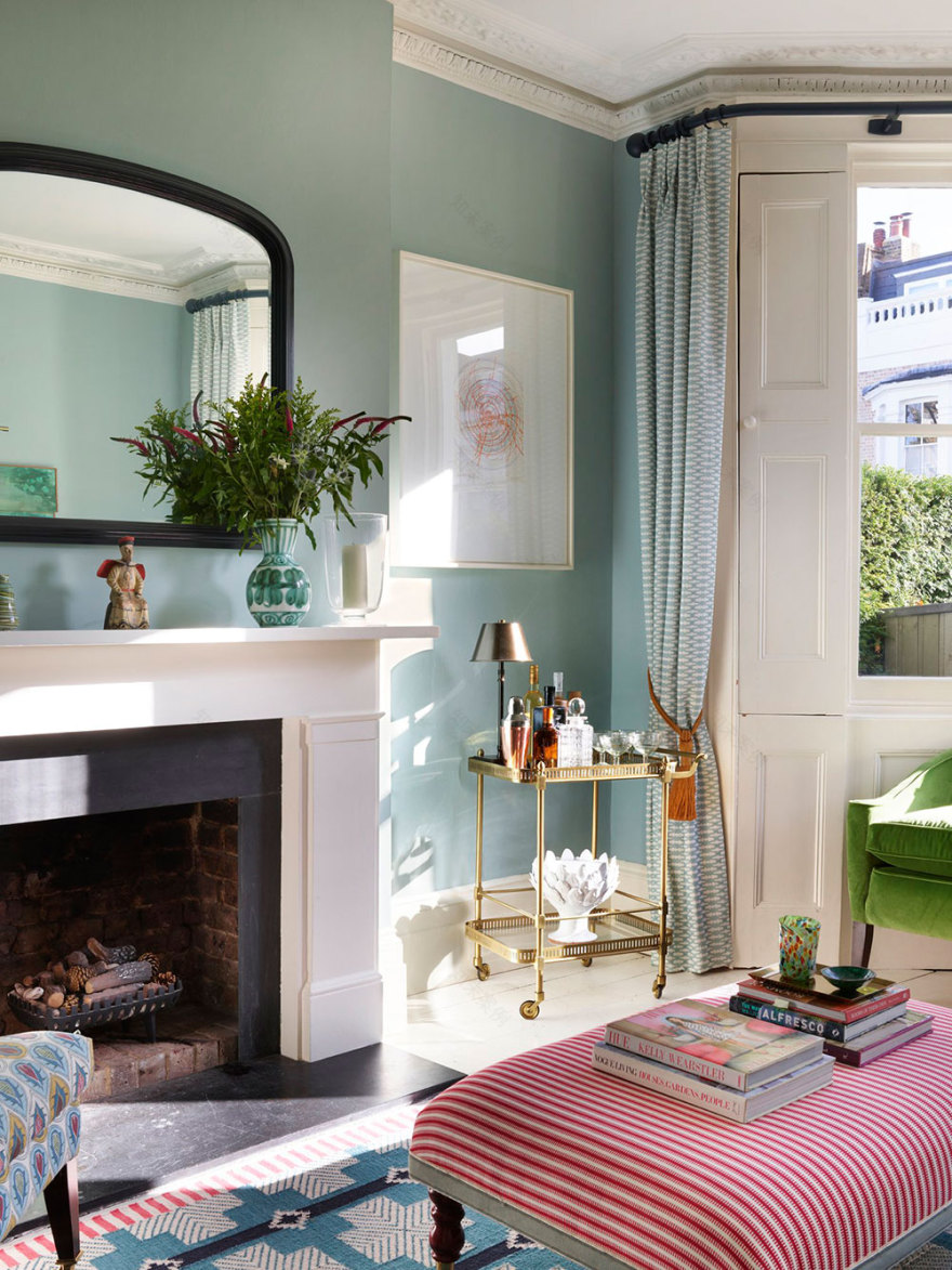 伦敦清新田园家庭住宅设计-5