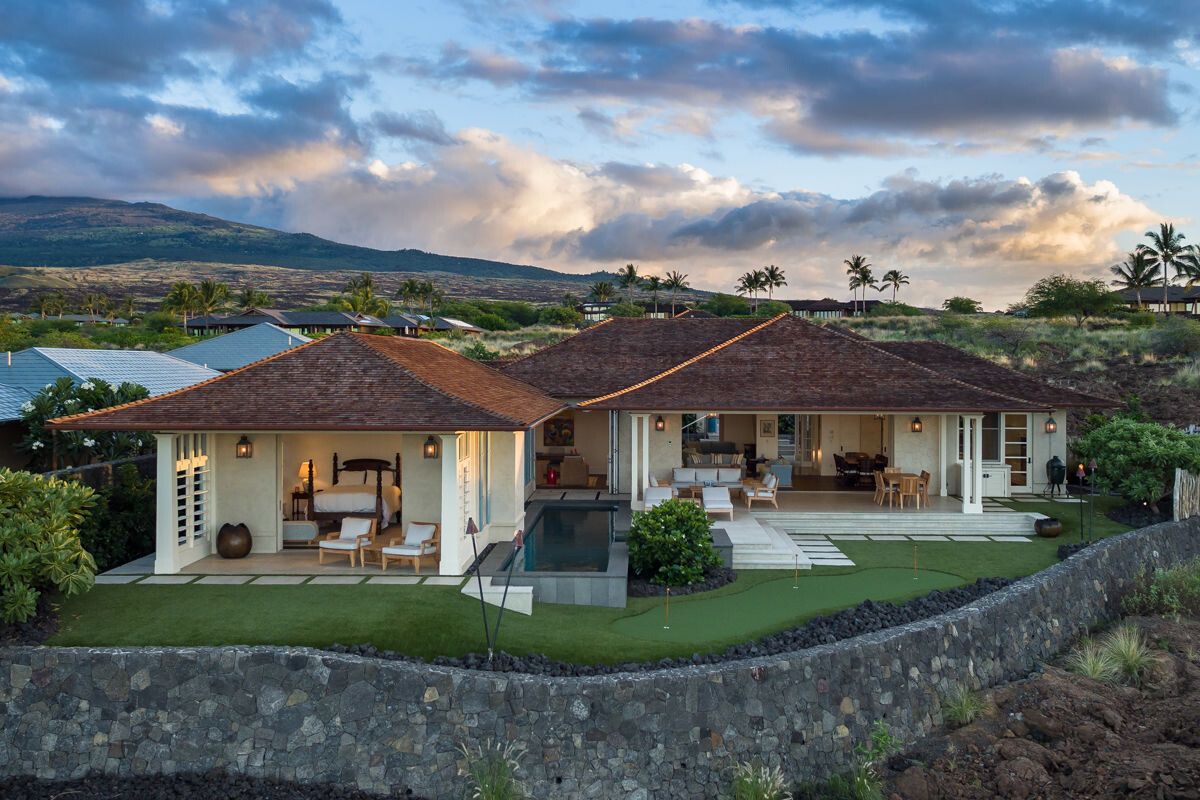 海岛度假胜地 | 美国夏威夷传统庄园建筑-11