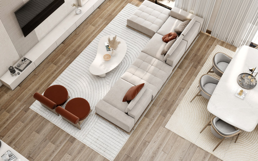 沙特阿拉伯的侘寂风公寓设计丨沙特阿拉伯丨Alaa Arafa-7