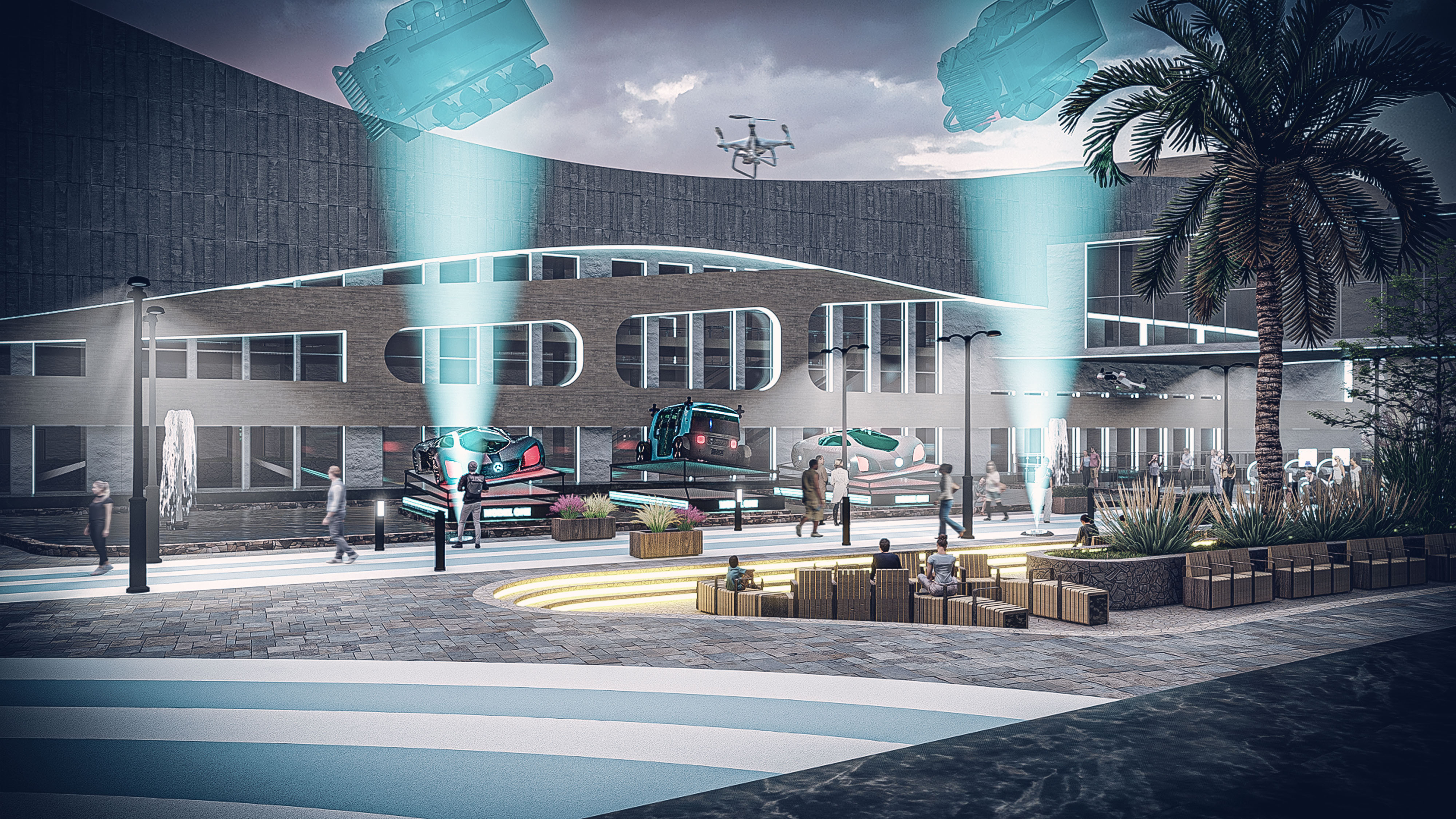 毕设丨FutureMove Hub 商业综合体-23