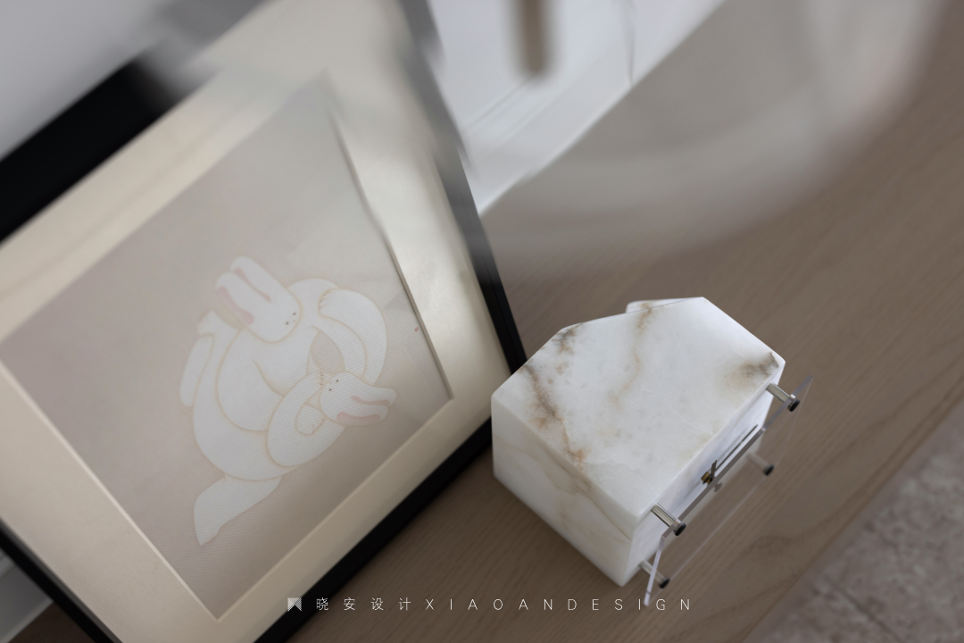 复古蓝红拼接法式美居丨晓安设计-23