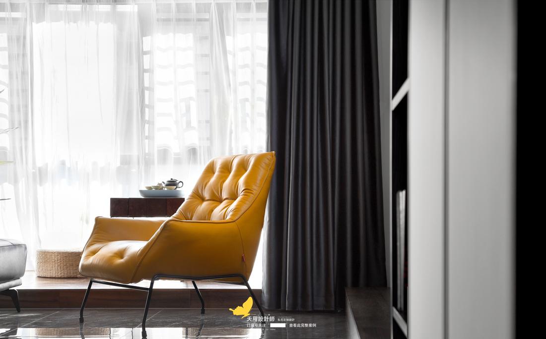 光线满分蓝黄撞色空间设计丨天用设计师-10